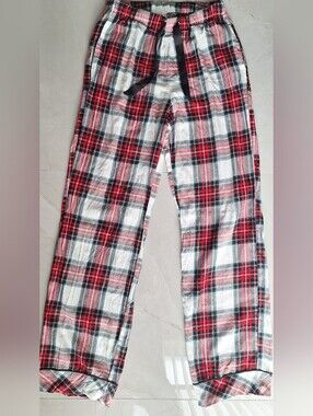Victoria's Secret Flannel Long Pajama Pants .christmas Holliday Ornament